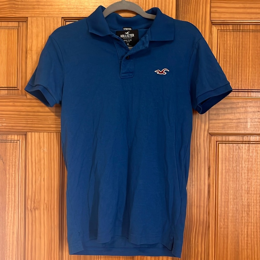 Hollister Men's Button Down Short Sleeve Shirt